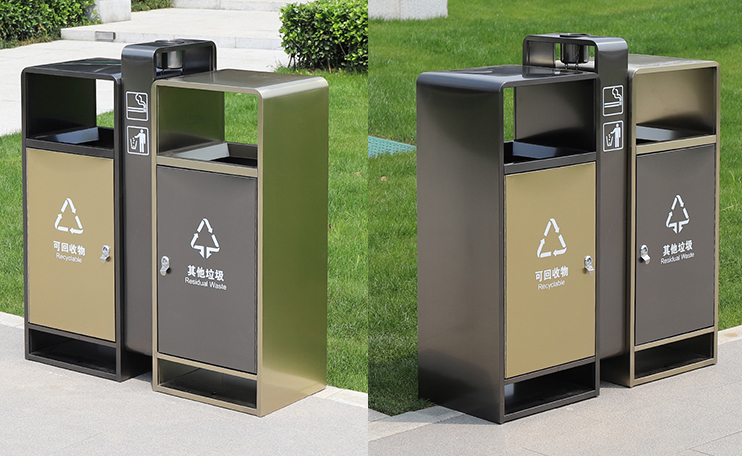 高檔小區(qū)垃圾桶 高檔小區(qū)垃圾桶